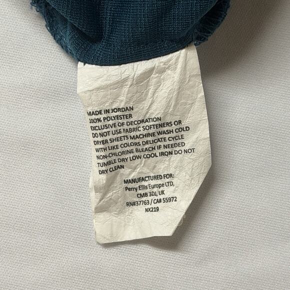 PGA TOUR Men’s Airflux Golf Polo Shirt Cyan Size Large 100% Polyester - Picture 6 of 9